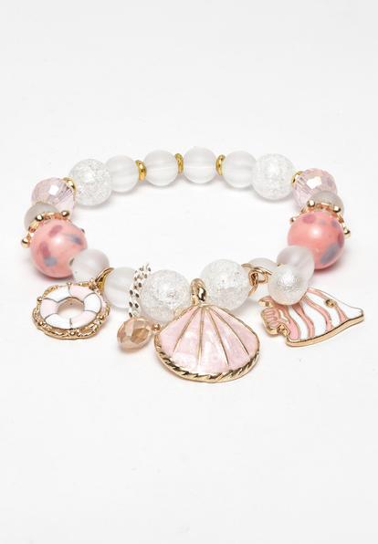 Boho Shell Seed Bead Bracelet M000014372