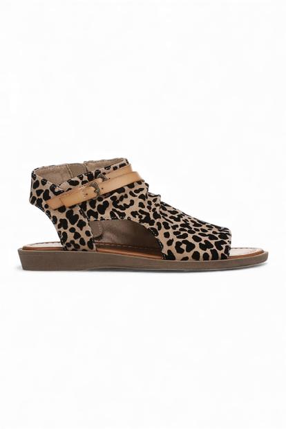 Brown Womens "Denver" Strappy Low Wedge Sandals