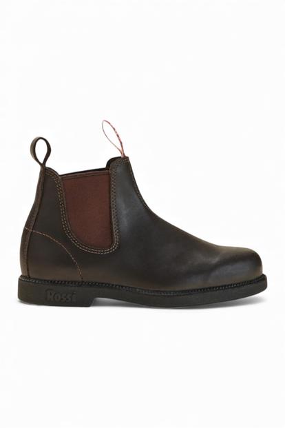 Brown Booma 607 Leather Chelsea Boots