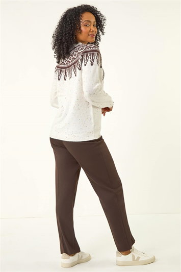 Petite Neppy Fairisle Knit Jumper 16214959