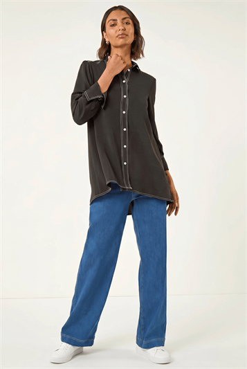 Contrast Stitch Shirt 10216708