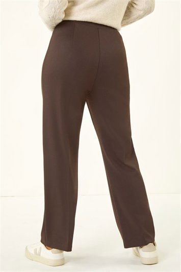 Petite Straight Leg Ponte Stretch Trouser 18070919