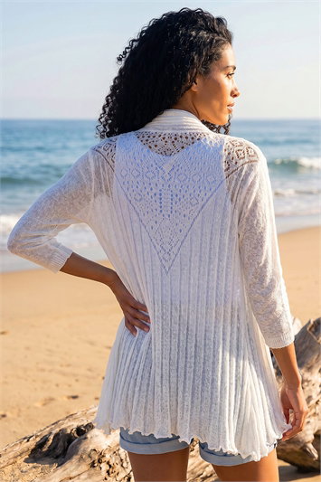 Longline Back Detail Cardigan 16193138