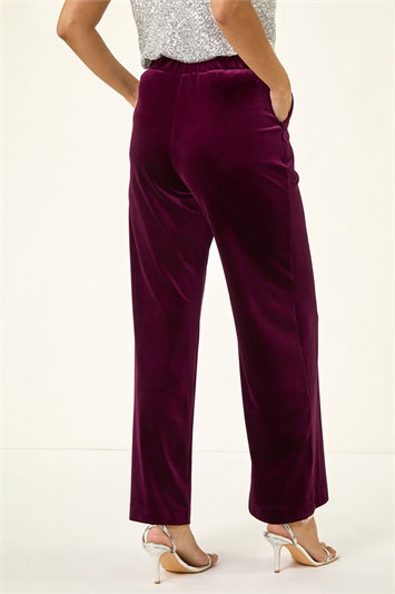Dusk Velvet Full Length Trousers 18092315