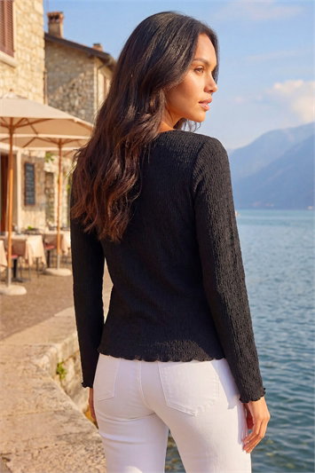 Textured V-Neck Cardigan 10220208