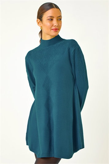 Embellished Stitch Knitted Dress 14712309