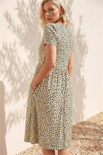 Petite V-Neck Pocket Dress 14962488