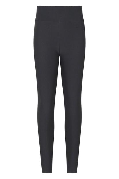 Black Borg Lined Thermal Leggings
