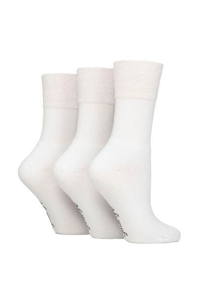 Black 3 Pack Bamboo Socks Soft Breathable Socks