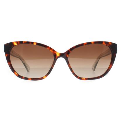 Brown Cat Eye Havana Brown Gradient Polarized Philippa/G/S