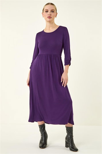 Petite Jersey Stretch Midi Dress 14352476