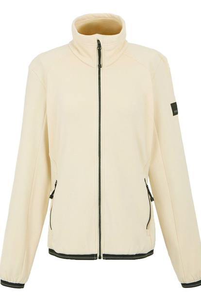 Cream Bayhill Zipped Fleece Jacket