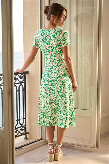Petite Twist Front Stretch Dress 14861534