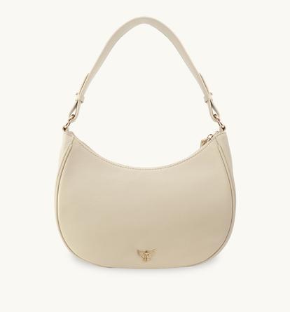 White The Lucy Stone Leather Bag