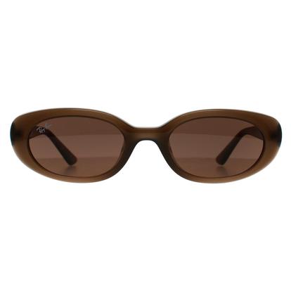 Brown Oval Matte Opal Brown Dark Brown Rb4441d Bio Based