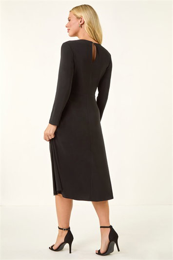 Petite Twist Front Stretch Dress 14842608