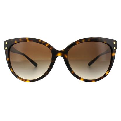 Brown Cat Eye Dark Havana Brown Gradient Sunglasses