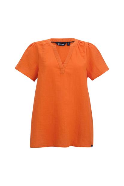 Orange Selen Short Sleeved Shirt
