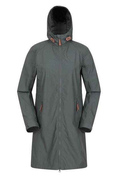 Green Ioana Longline Soft Shell Jacket