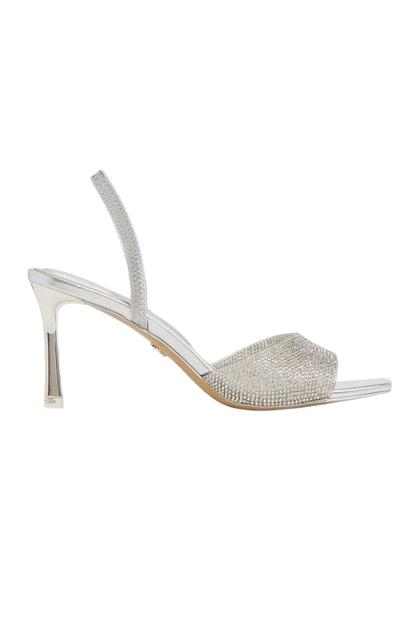 Metallic Andyana Party Stiletto Heel Sandals