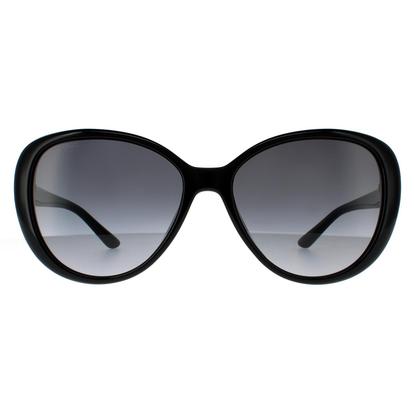 Black Fashion Black Dark Grey Gradient Sunglasses