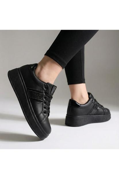 Malina Chunky Platform Glitter Detail Trainers M000016256