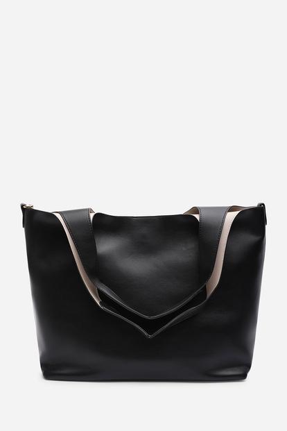 Black Citron Shoulder Tote Bag