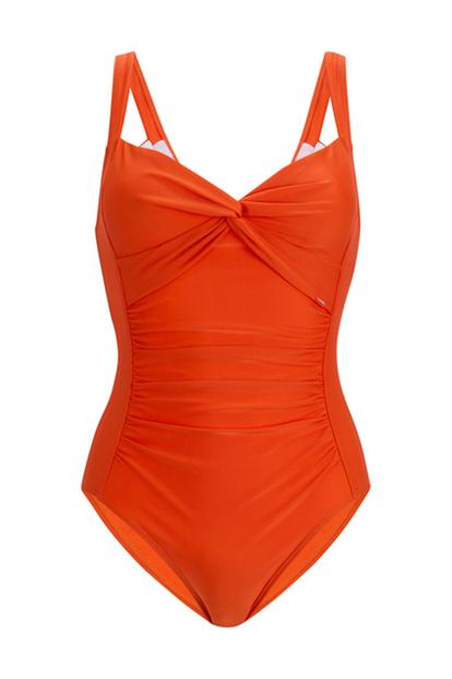 Orange Sakari Tummy Control One Piece Swimsuit