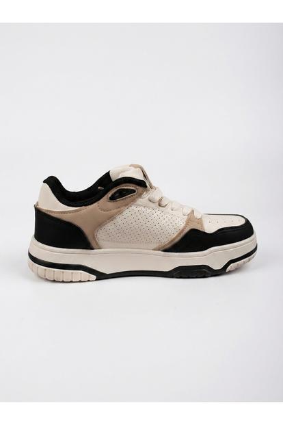 Black Cordelia Two Tone Panel Chunky Trainers
