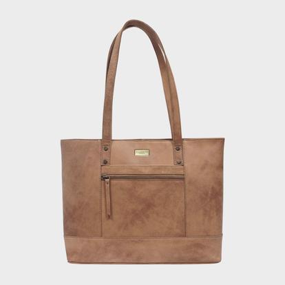 Black 'Millie' Real Leather Designer Tote Work Bag