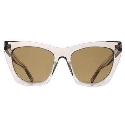 Cream Cat Eye Transparent Beige Brown Sl214 Kate