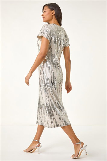 Sequin Shimmer Midi Dress 14736485