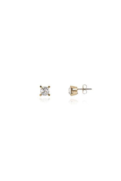 Metallic Cachet London Laine 6Mm Gold Earrings