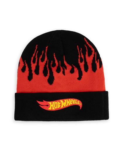 Black Hot Wheels Character One Beanie Hat