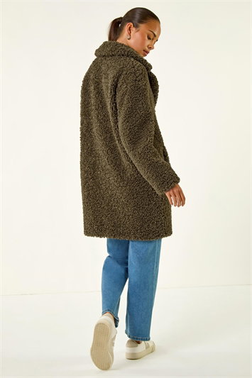 Petite Teddy Longline Coat 12027640