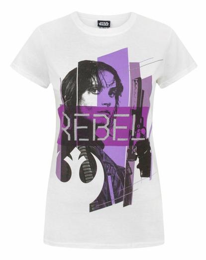 White Star Wars Rogue One Rebel Women's T-Shirt