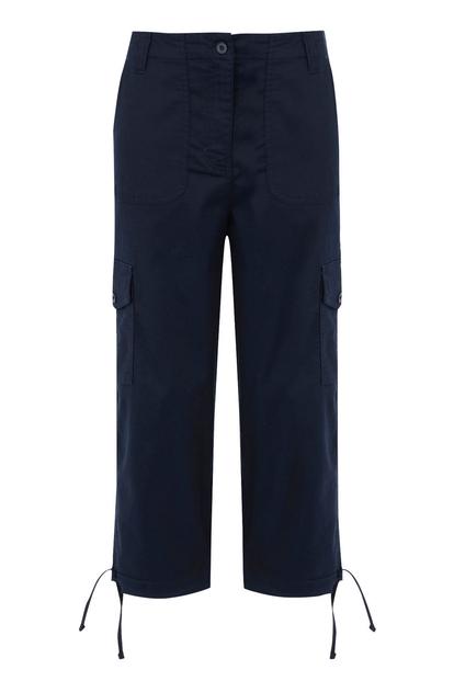 Blue Shorebella Capri Trousers