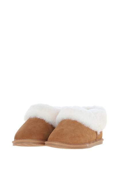 Red Real Sheepskin Booties