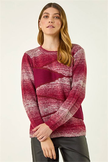 Colour Block Knit Jumper 16246578