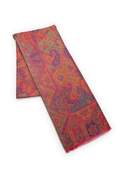 Multi Kashmiri Jamawar Scarf
