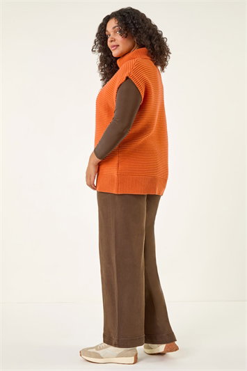Curve High Neck Tabard Knit Top 16247481