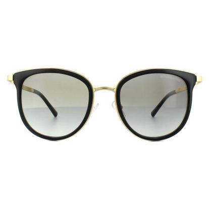 Black Cat Eye Black Gold Grey Gradient Sunglasses