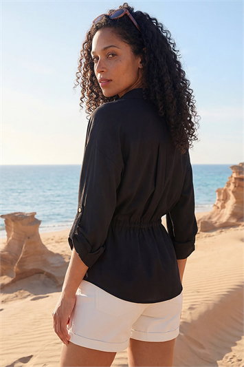 Safari Tie Front Jacket 15056608