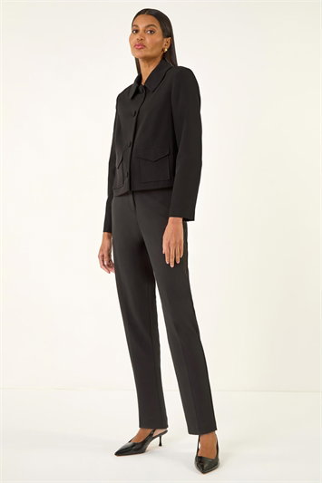 Smart Buttoned Pocket Jacket 15045208