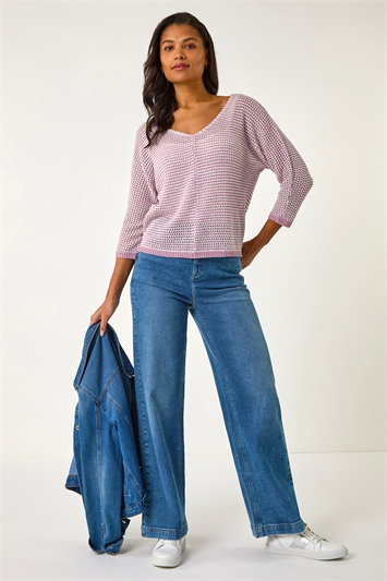 Stitch Detail Knit Jumper 16184953