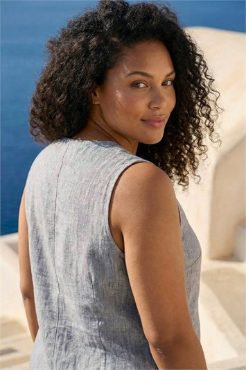 Curve Buttoned Relaxed Waistcoat 10229608