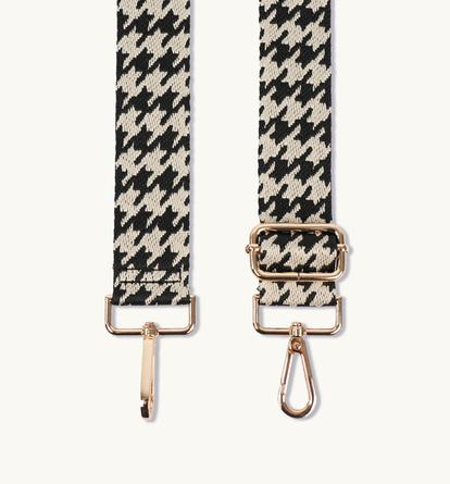 Multi Apatchy London Black And Stone Houndstooth Strap