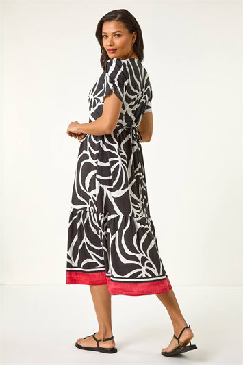 Linear Border Shirt Dress 14735808