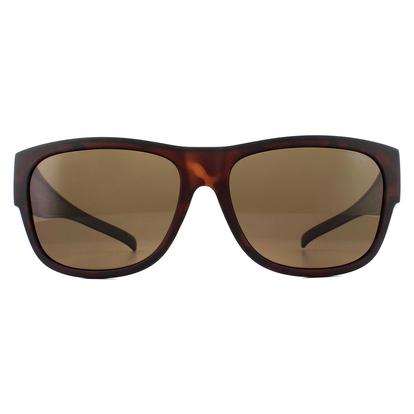 Brown Suncovers Square Havana Brown Polarized Sunglasses