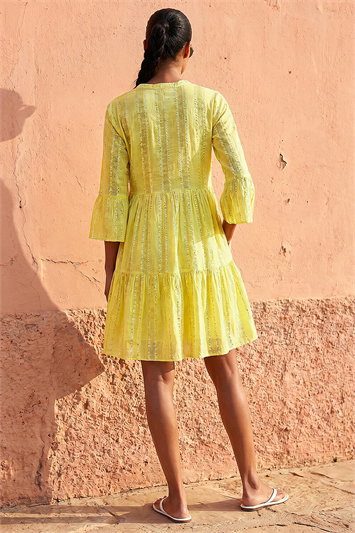 Tie Dye Shimmer Smock Dress 14643296